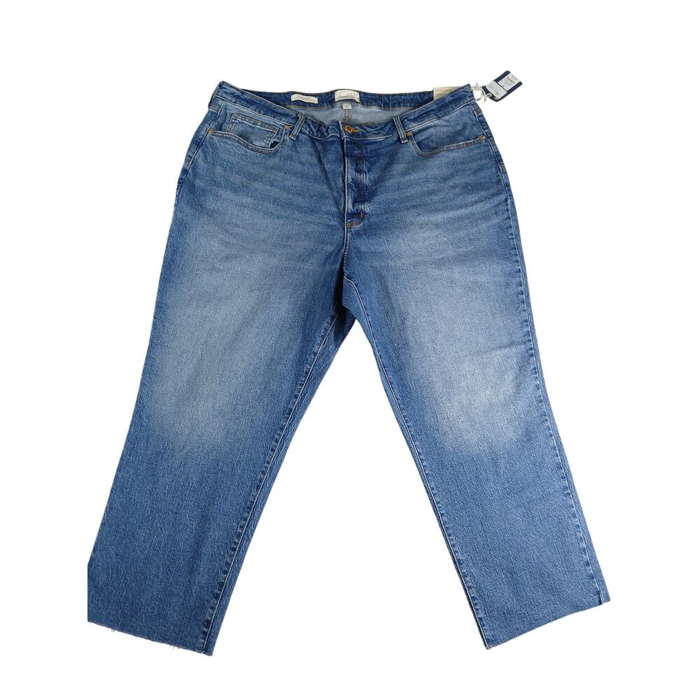 Universal Thread Jeans Womens 22 Blue Denim Button Fly High Rise 90s Slim NWT